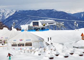 Горнолыжный комплекс Роза Хутор, Россия. Фото 1 – фотографии России