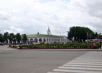 Центр Костромы, Торговые ряды и Сусанинкая площадь. Фото 1 – фотографии России