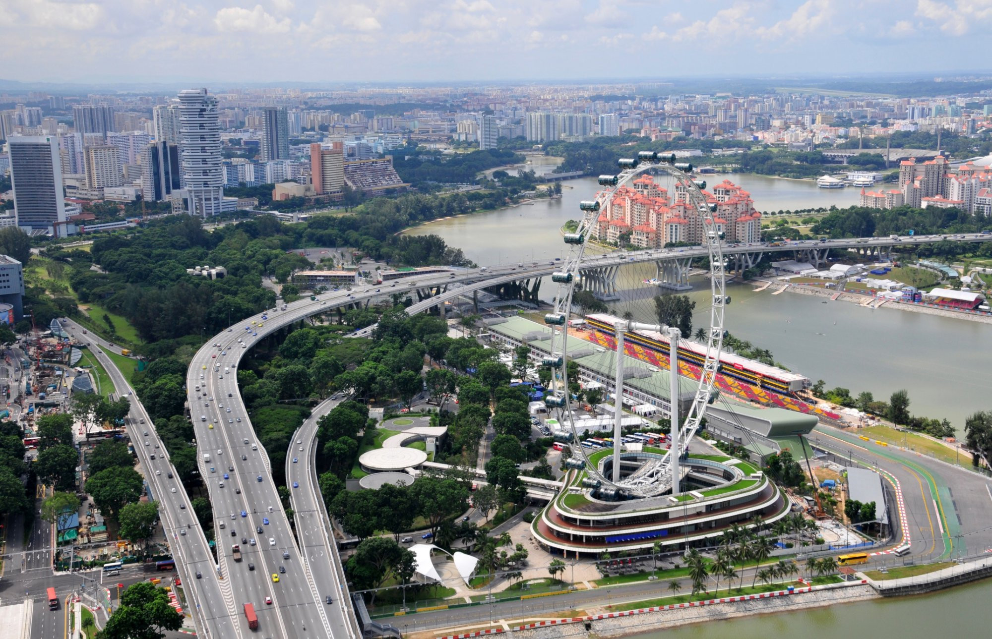 Колесо обозрения "Singapore Flyer" – фотографии Сингапура