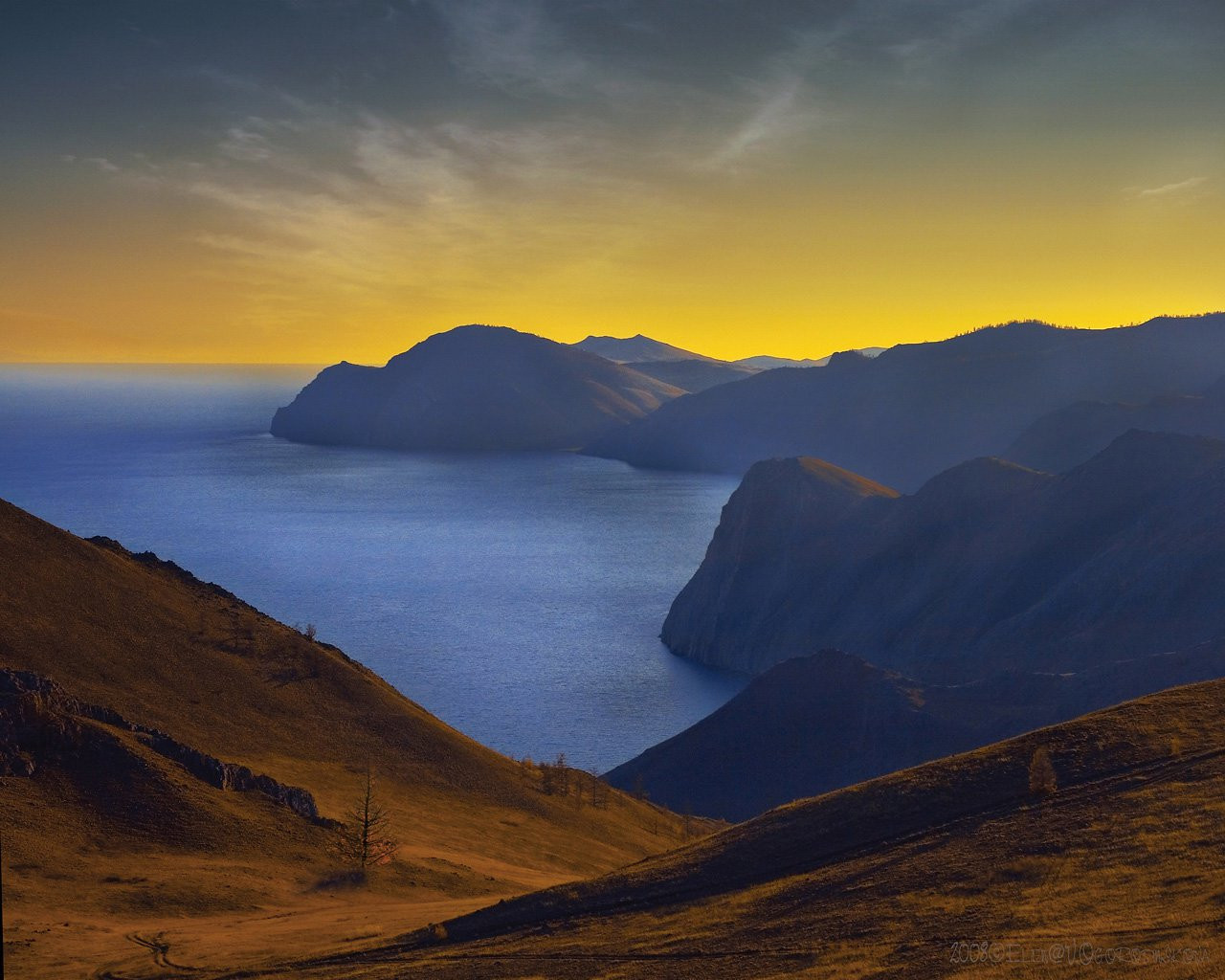 Закат на Байкале, Россия – фотографии России