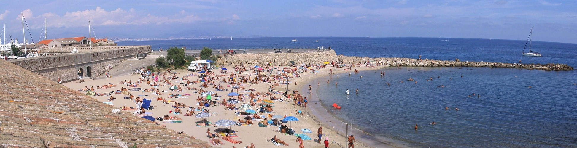 Пляж в Антиб, Франция. Фото 20 – фотографии Франции