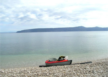 Пляж в Мощеничка-Драга, Хорватия. Фото 14 – фотографии Хорватии