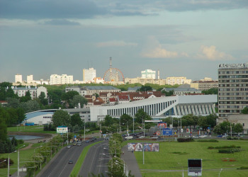 Панорамный вид города, Беларусь – фотографии Беларуси