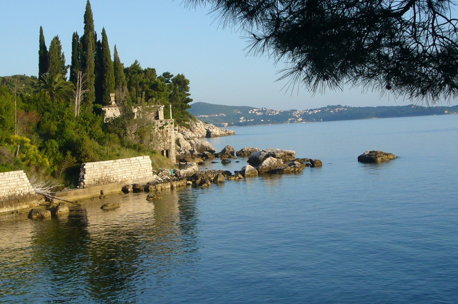 Море в Млини, Хорватия – фотографии Хорватии