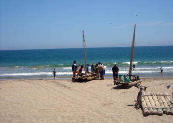 На пляже Манкоры – фотографии Перу