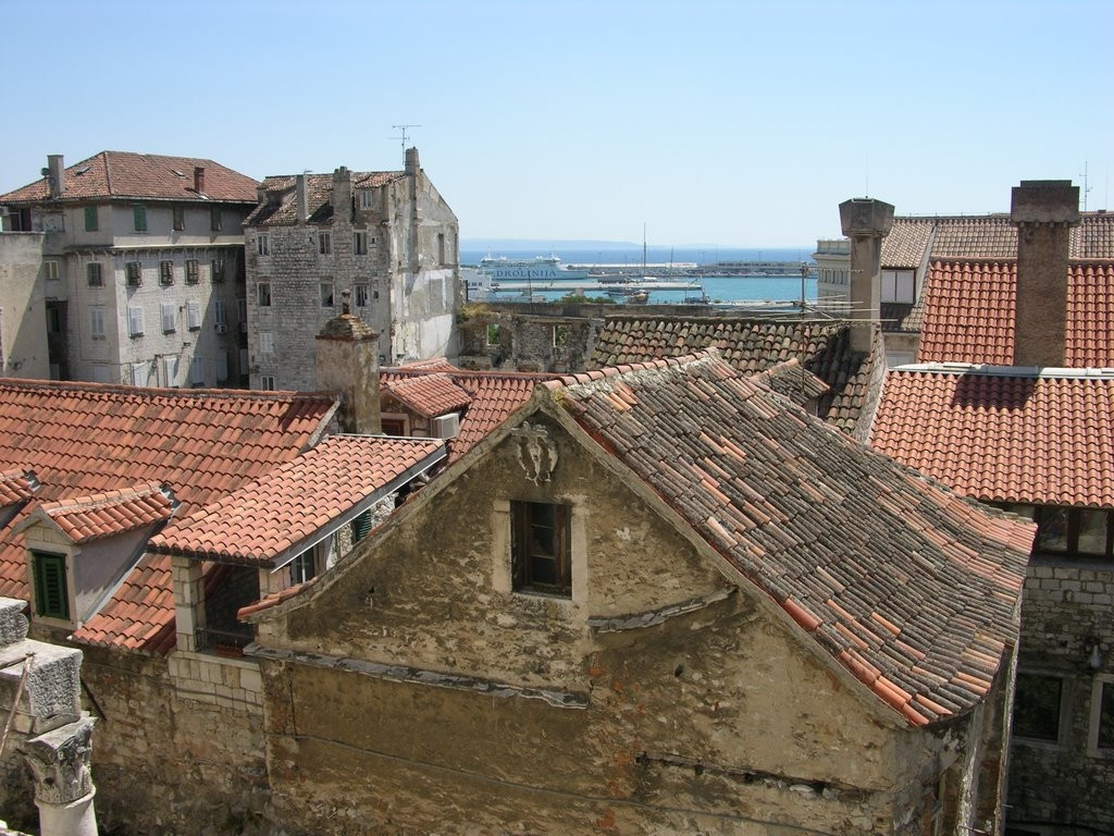 Крыши домов в Сплит, Хорватия. Фото 11 – фотографии Хорватии