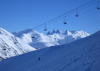 Подьёмники в Альп-д'Юез, Франция. Фото 1 – фотографии Франции