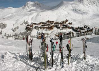 Лыжи в Ла-Плань, Франция – фотографии Франции