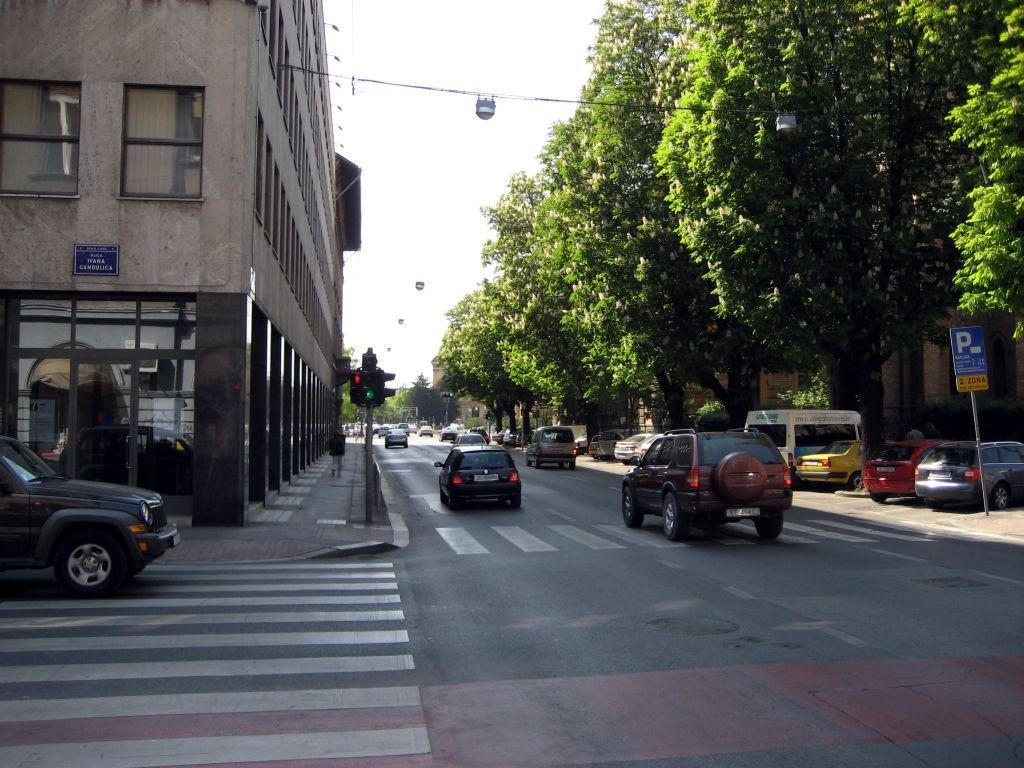 Улица в Загребе, Хорватия. Фото 45 – фотографии Хорватии