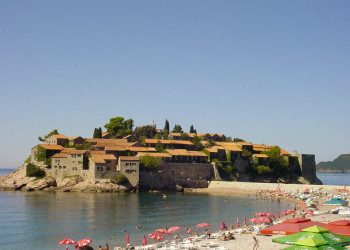 Пляж в Святой Стефан, Черногория. Фото 27 – фотографии Черногории