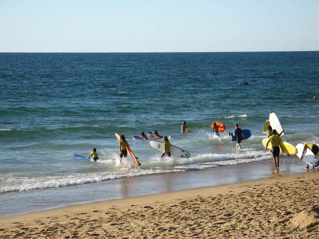 Серфинг в Капбретоне, Франция – фотографии Франции