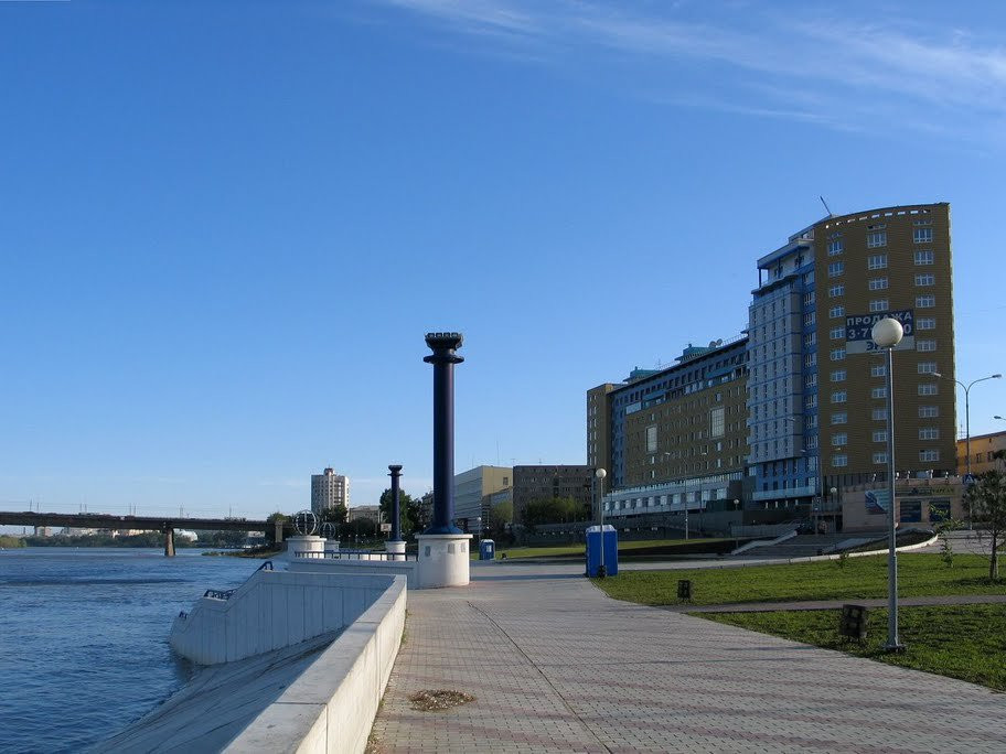 Набережная в Омске, Россия. Фото 6 – фотографии России