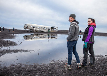 Крушение самолёта (DC-3 plane wreck) в Исландии – фотографии Исландии