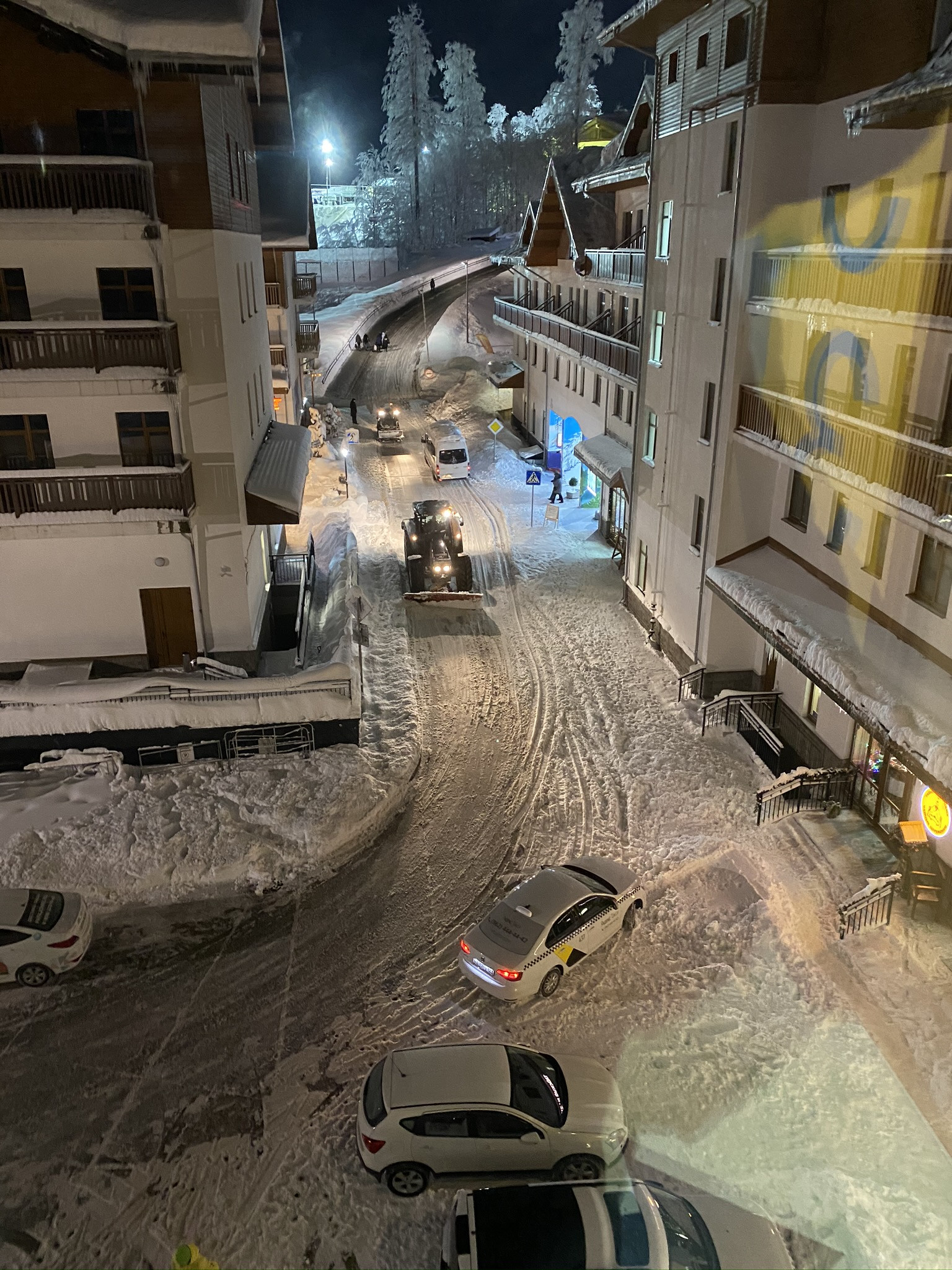 Вид с окна в отеле Riders Lodge – фотографии России