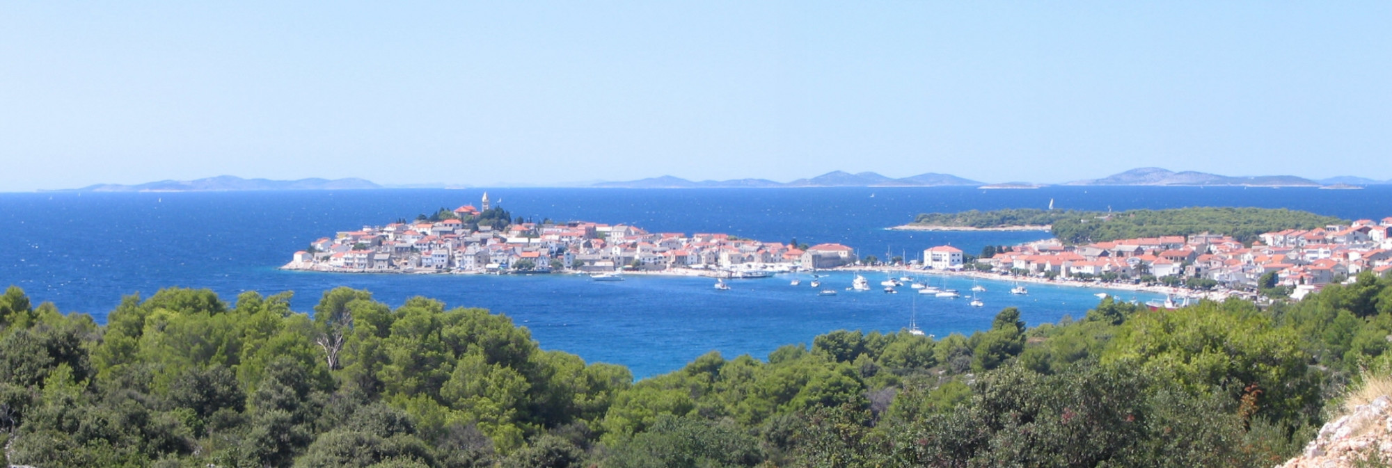 Панорамный вид в Примоштен, Хорватия. Фото 4 – фотографии Хорватии