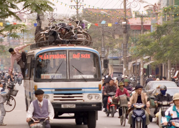Город Хайфон (Hải Phòng), трафик – фотографии Вьетнама