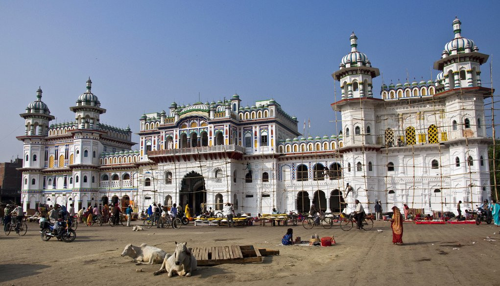 Индуистский храм Джанаки Мандир – фотографии Непала