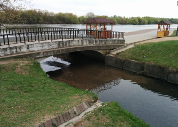 Москва, парк Коломенское, мостик у Москва-реки – фотографии России