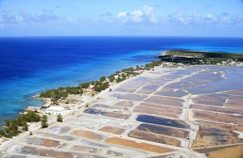 Панорамный вид побережья в регионе Солт-Кей, острова Тёркс – фотографии Тёркс и Кайкос