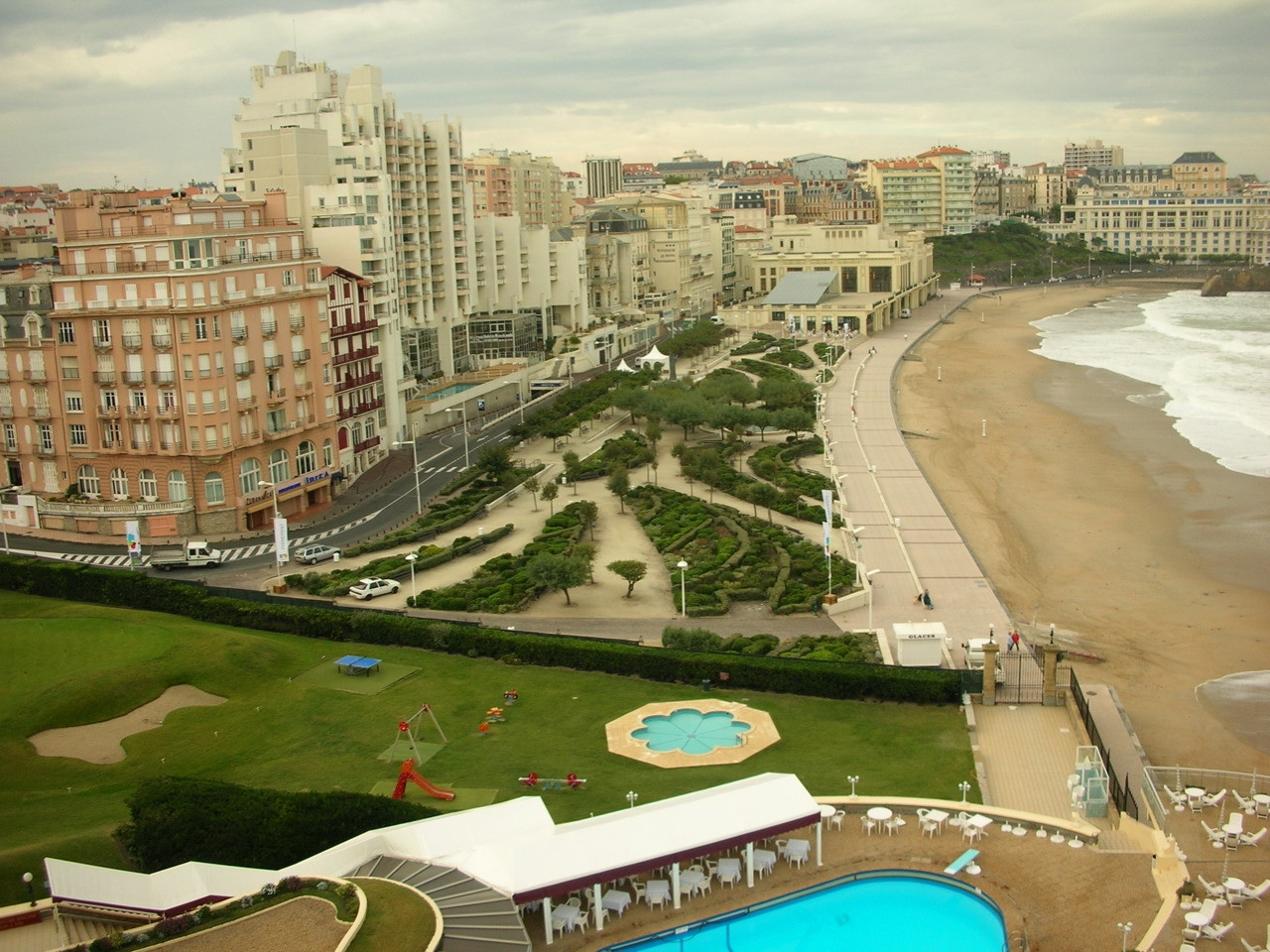Панорамный вид в Биаррице, Франция. Фото 3 – фотографии Франции