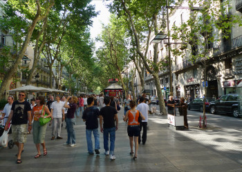 Бульвар Рамбла в Барселоне. Фото 5 – фотографии Испании