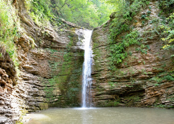 Водопады ручья Руфабго - Водопад Девичья коса – фотографии России