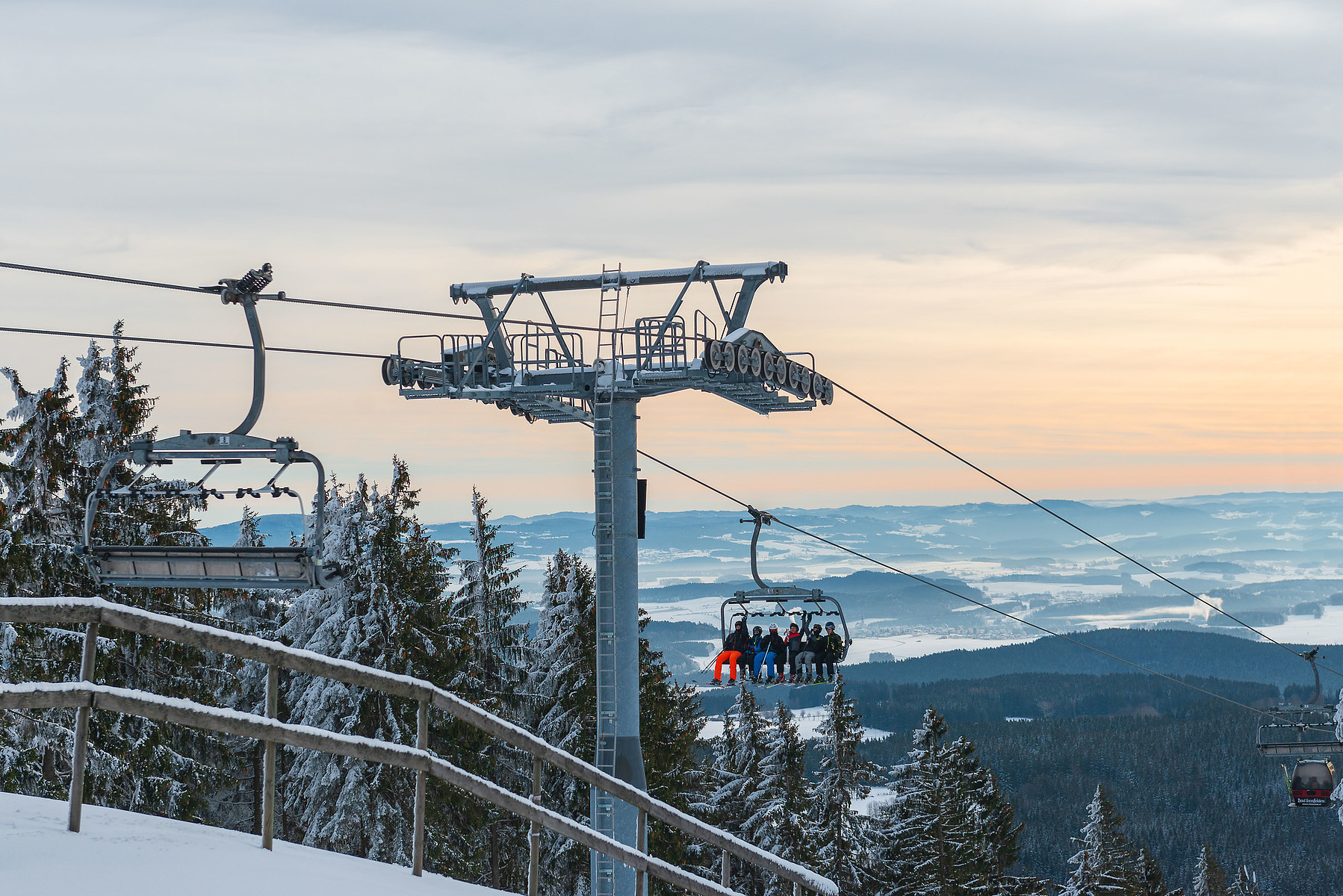 Канатная дорога в горах. Бад Ишль. Австрия – фотографии Австрии