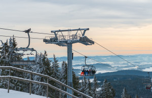 Канатная дорога в горах. Бад Ишль. Австрия – фотографии Австрии