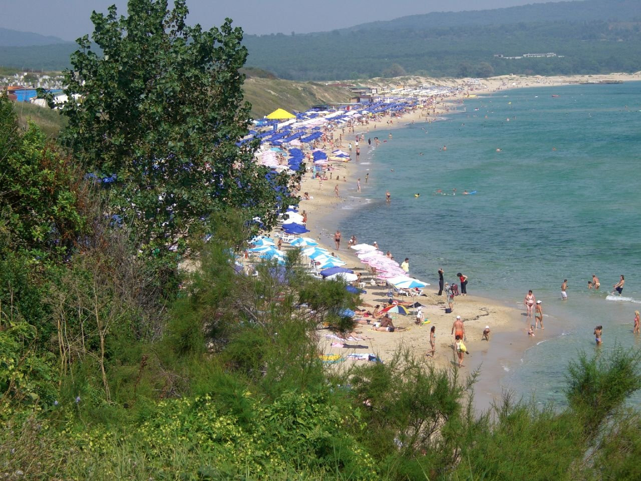 Пляж  в Приморско, Болгария. Фото 4 – фотографии Болгарии
