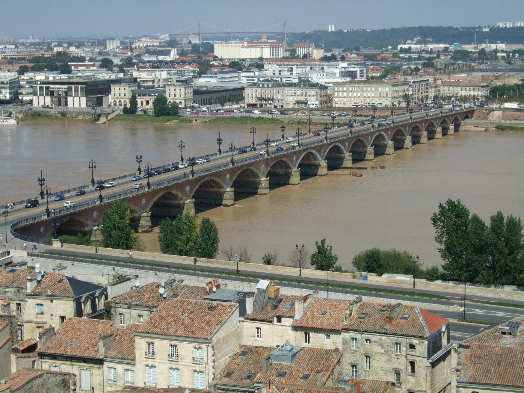 Панорамный вид в Бордо, Франция. Фото 1 – фотографии Франции