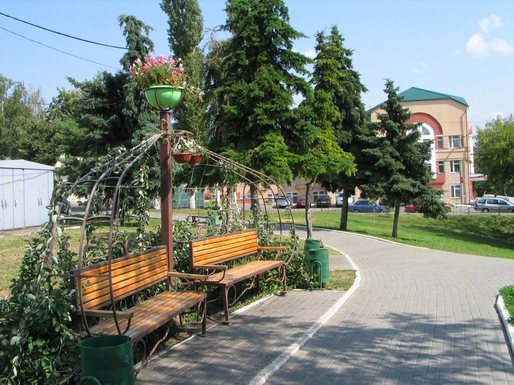 Сквер в Саранске, Россия. Фото 1 – фотографии России