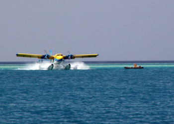 Вертолет в Даалу Атолл, Мальдивы – фотографии Мальдивских островов