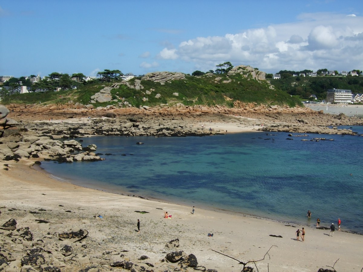 Пляж в Требердене, Франция. Фото 1 – фотографии Франции