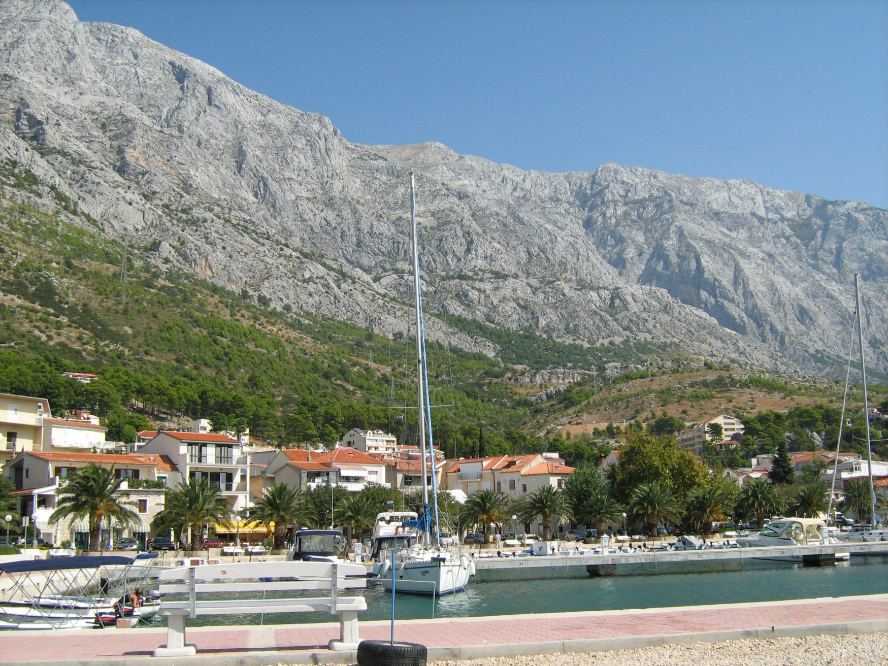 Набережная в Башка Вода, Хорватия. Фото 3 – фотографии Хорватии