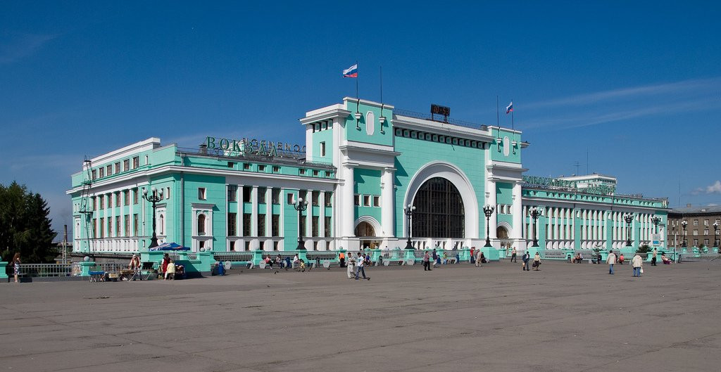 Вокзал в Новосибирске, Россия – фотографии России