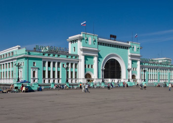 Вокзал в Новосибирске, Россия – фотографии России