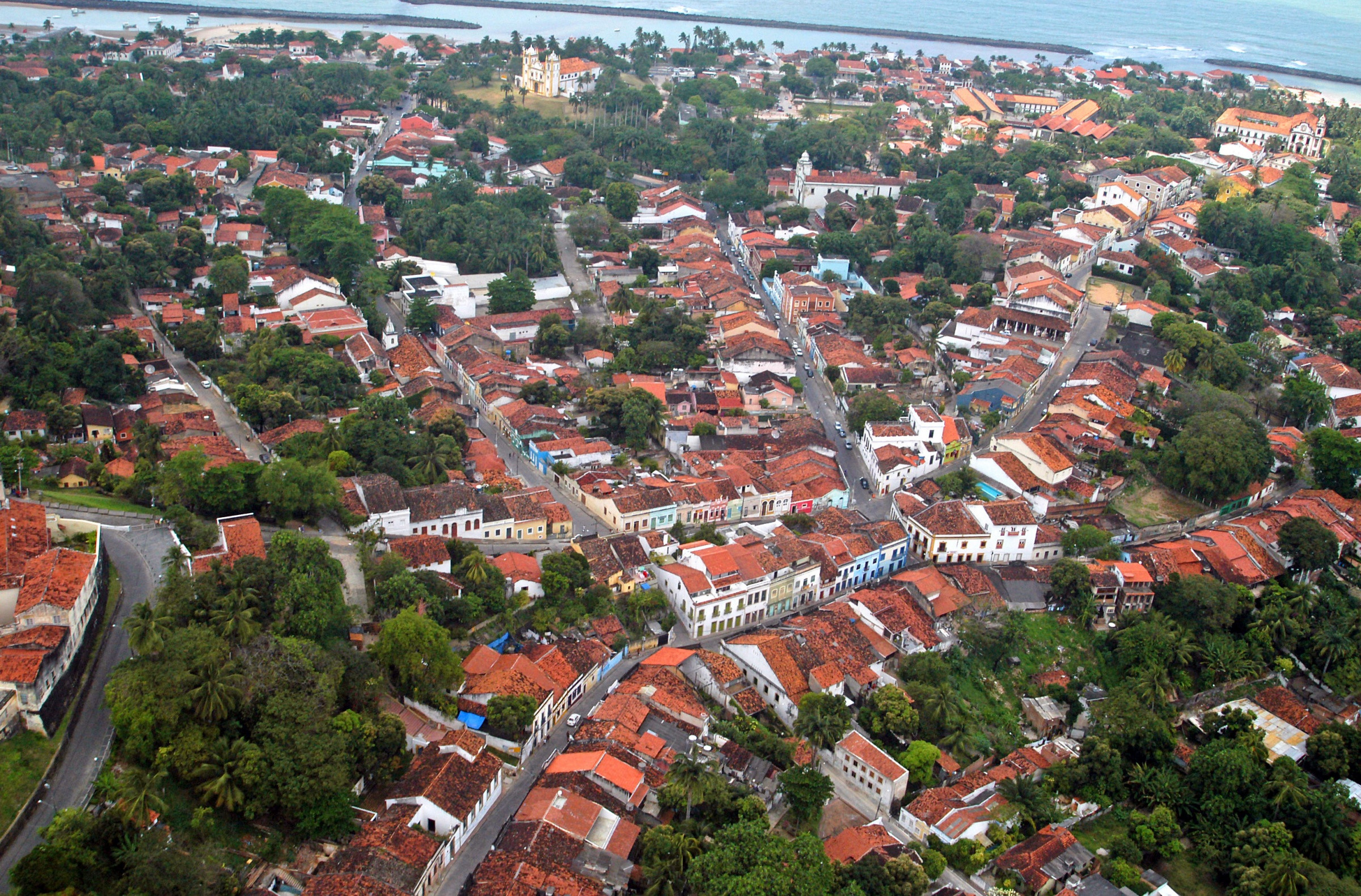 Панорама города Олинда, Бразилия – фотографии Бразилии