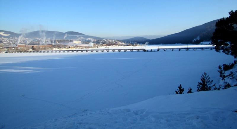 Мост в Белорецке, деревянный – фотографии России