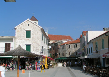 Магазины в Водице, Хорватия – фотографии Хорватии