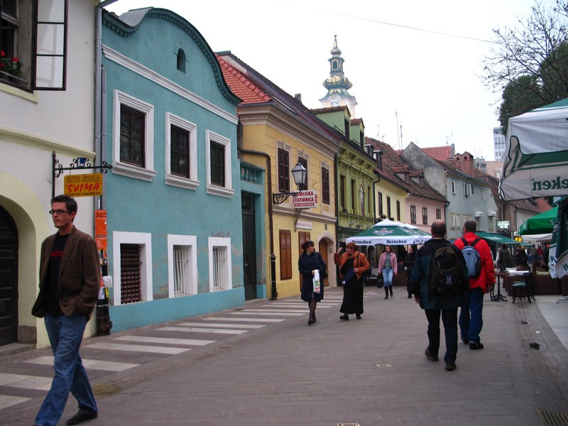 Улица в Загреб, Хорватия. Фото 47 – фотографии Хорватии
