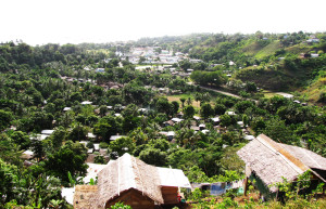 Вид с холма на город Хониара (Honiara) – фотографии Соломоновых Островов