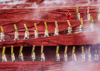 Шоу под открытым небом – «Impression Lijiang», Китай. Фото 4 – фотографии Китая