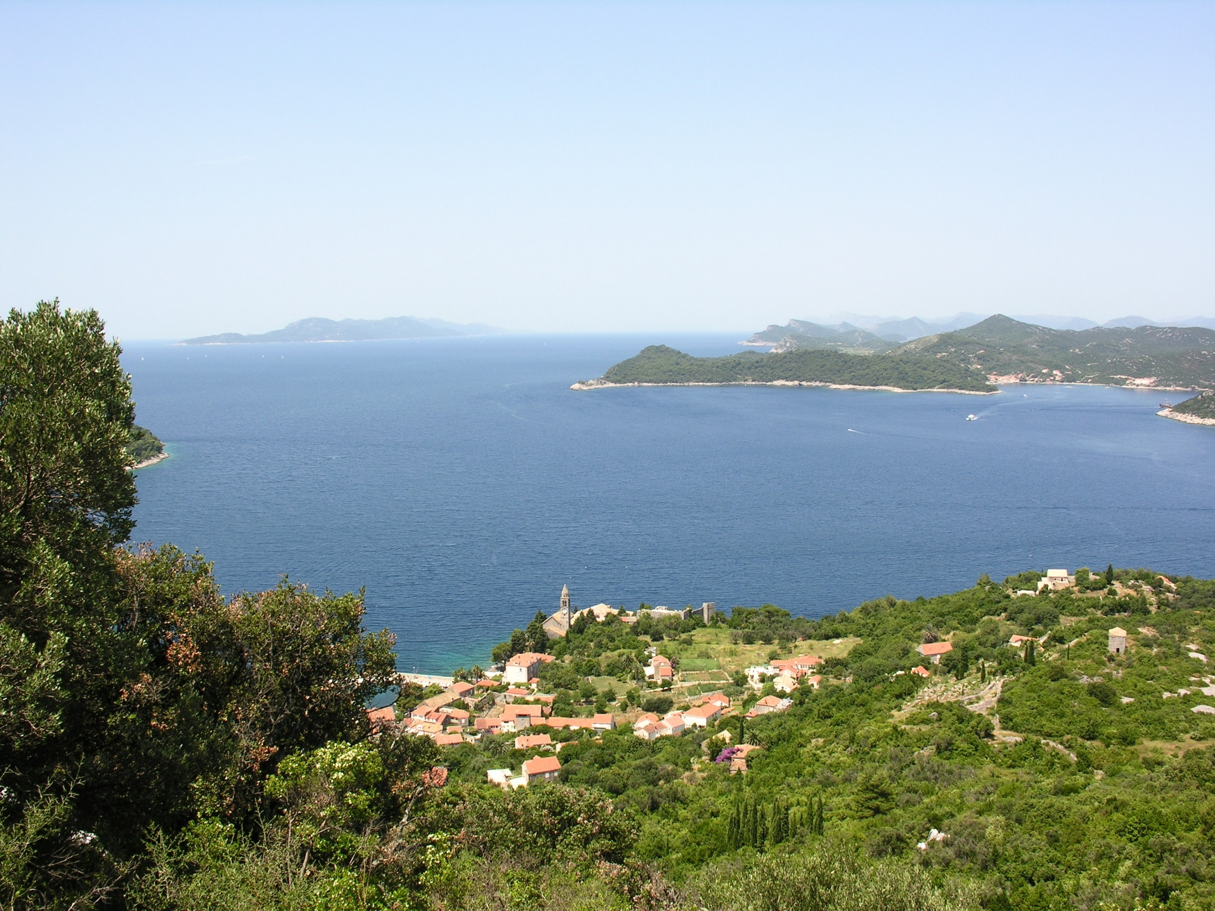 Панорамный вид острова Лопуд, Хорватия. Фото 2 – фотографии Хорватии