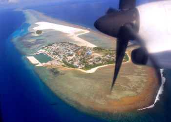 Панорамный вид в Таа Атолл, Мальдивы – фотографии Мальдивских островов