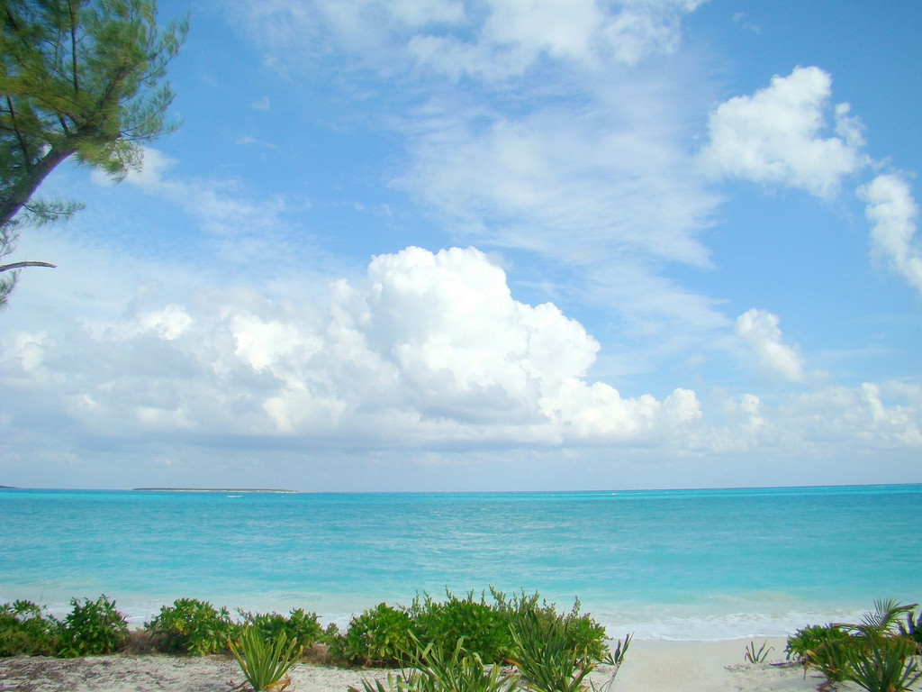 Море на острове Эксума, Багамские острова. Фото 23 – фотографии Багамских островов