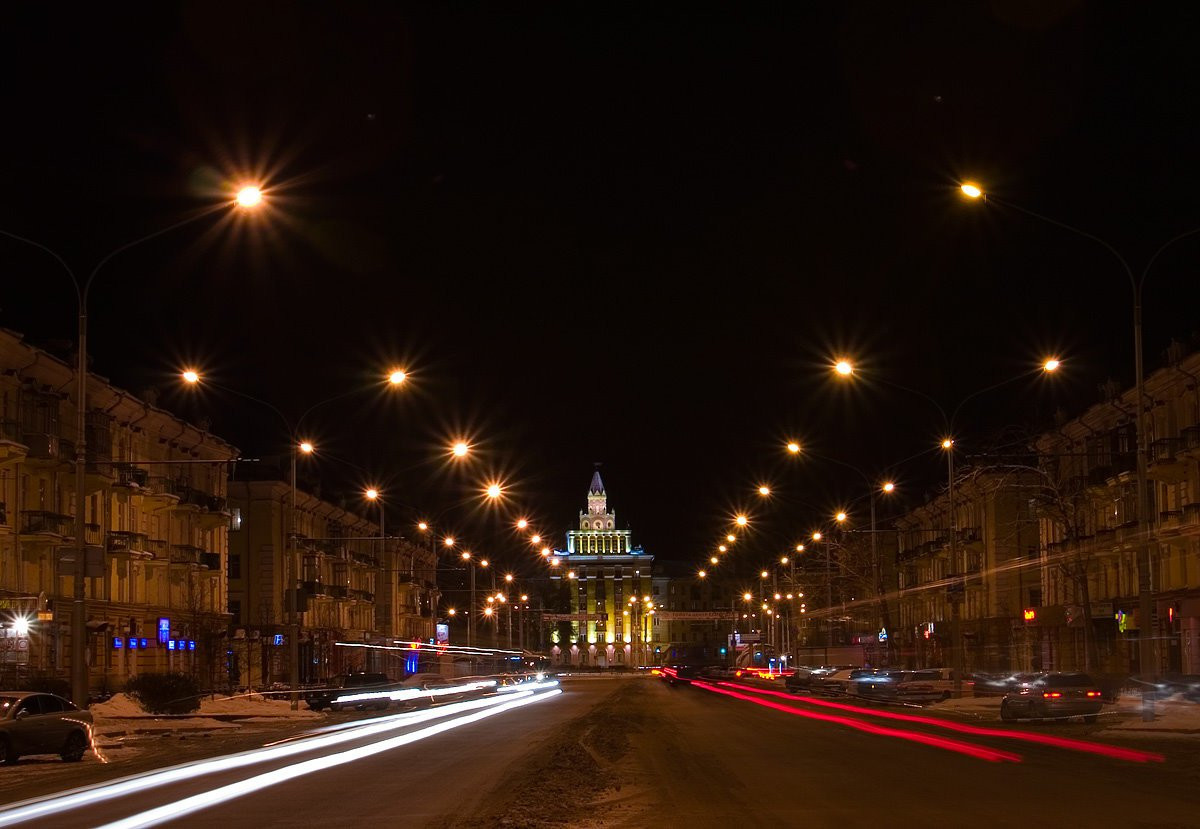 Вечер в Новокузнецке, Россия – фотографии России