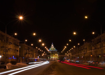 Вечер в Новокузнецке, Россия – фотографии России