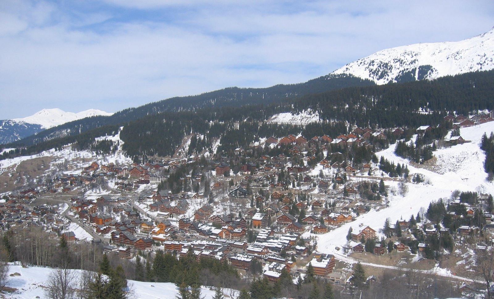 Деревня в Мерибель, Франция – фотографии Франции