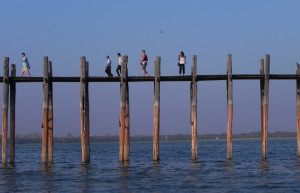 Деревянный Мост У Бейн – фотографии Мьянмы