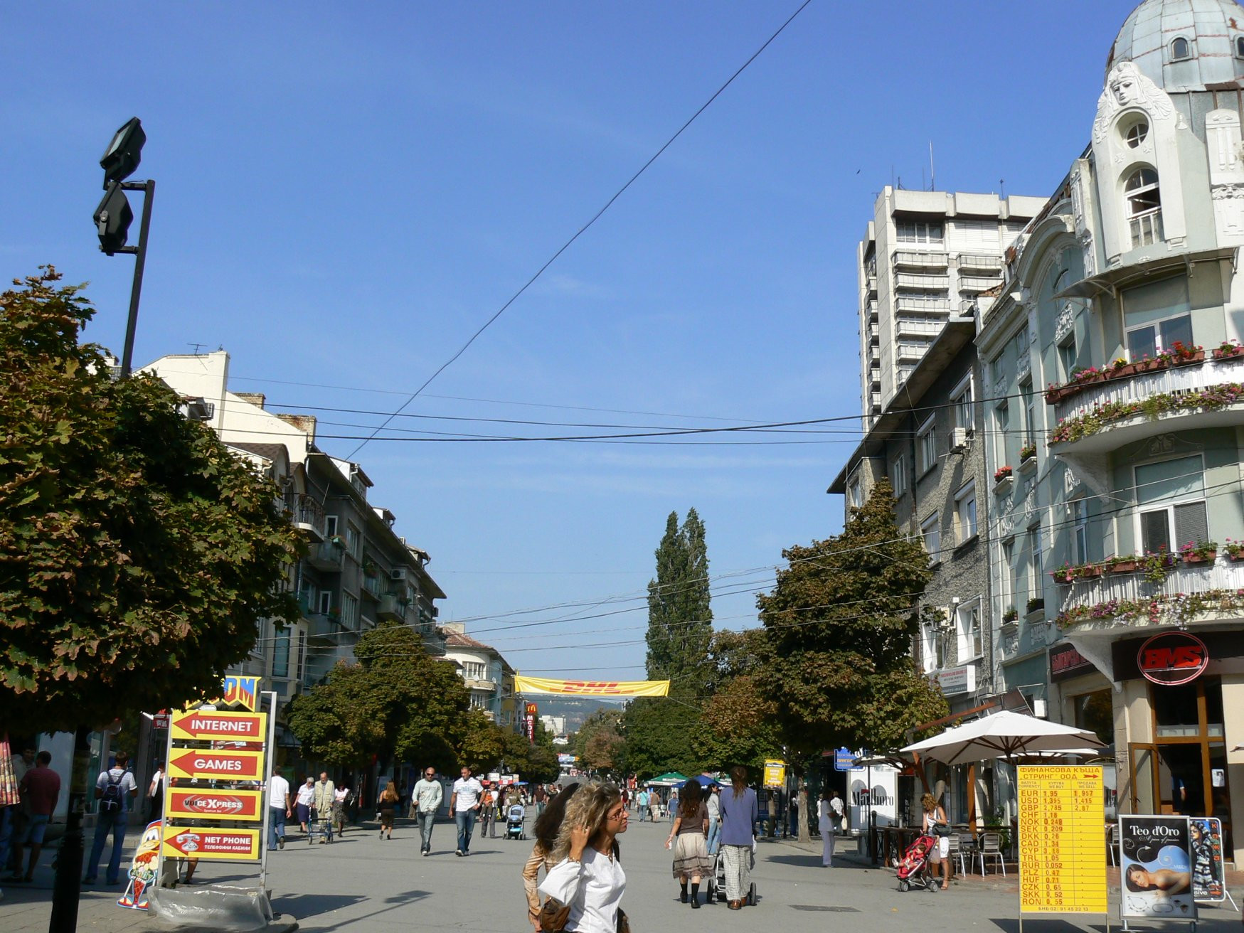 Улица в Варне, Болгария. Фото 10 – фотографии Болгарии